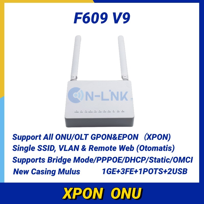 Jual Modem F609 V9 ONT ONU GPON EPON XPON Support OMCI Router Baru ...