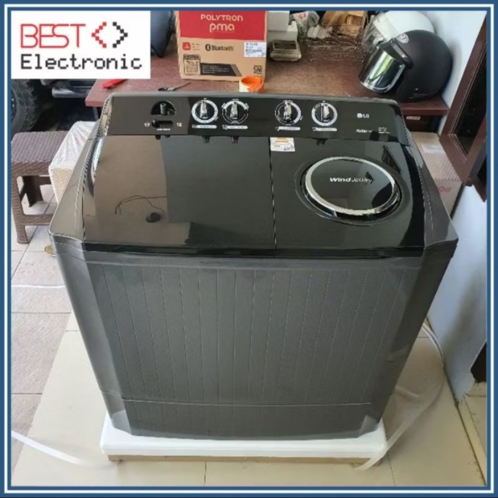 Jual MESIN CUCI LG P1000RTM P1000RT TWIN TUB 2 tabung 10kg | Shopee ...