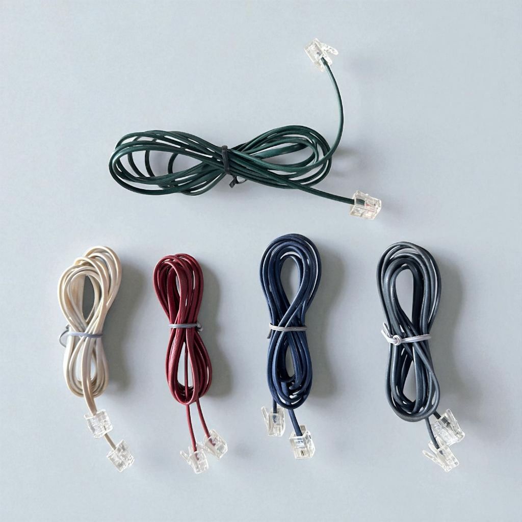 Jual Kabel Pesawat Telfon Kabel Telepon 2m Kabel Line Telpon 2 meter ...