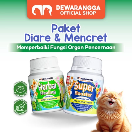 Dewarangga Cattery Herbal Healing untuk diare dan masalah sistem pencernaan kucing
