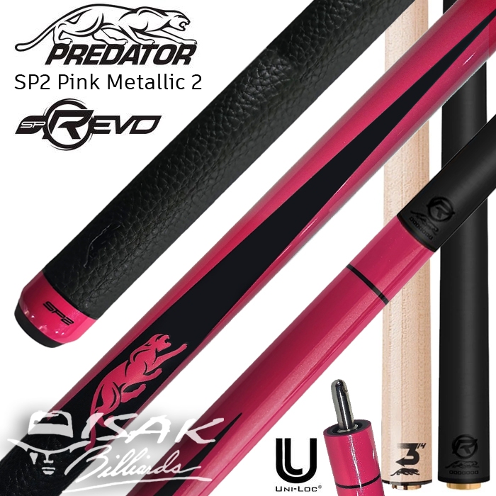 Jual Predator SP2 Metallic Pink 2 Pool Cue - Billiard Pool Cue