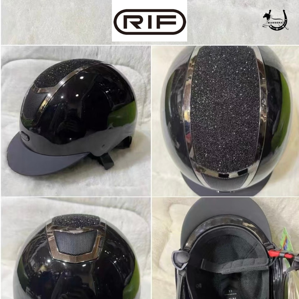 Jual Helm Berkuda RIF F70 Shine Helm Glossy – Horse Riding Helmet