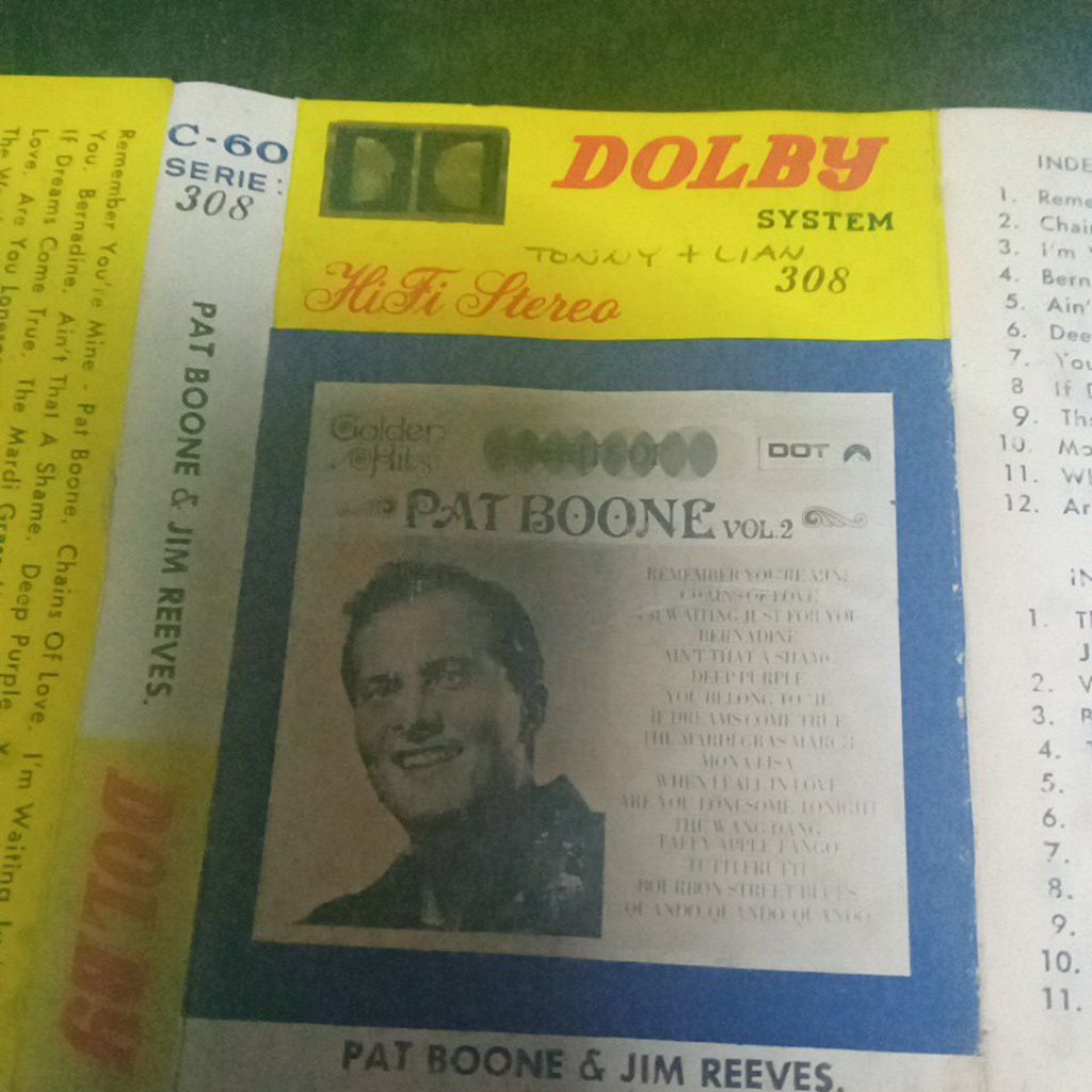Jual kaset pita PAT BOONE JIM REEVES DC143 | Shopee Indonesia