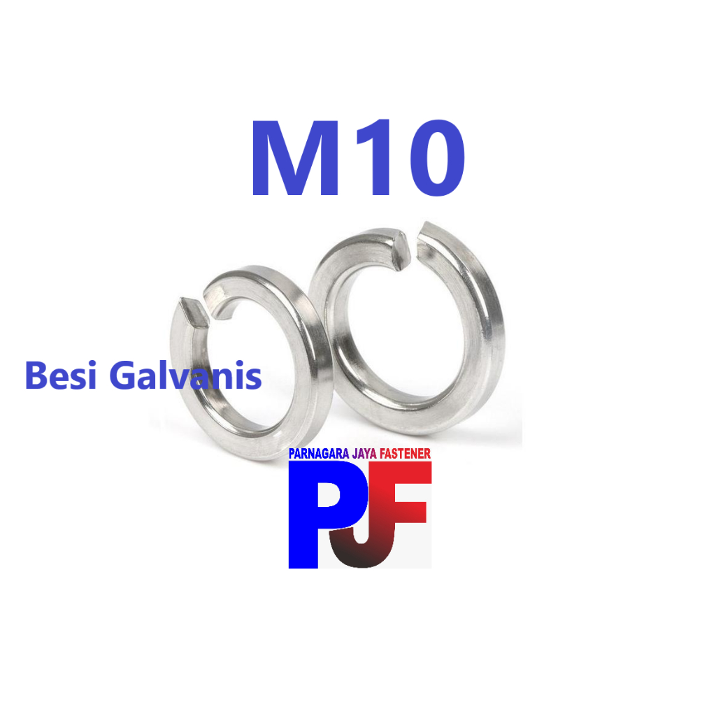 Jual Ring Per / Besi Puith / Spring Washer Galvanis M10 | Shopee Indonesia