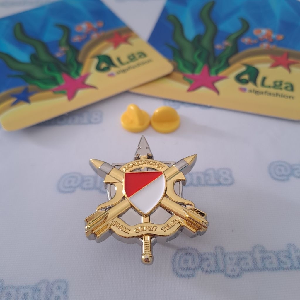 Jual PIN ARMED ROKET | Brevet Kualitas Premium | Brevet TNI/Pin/Bros ...