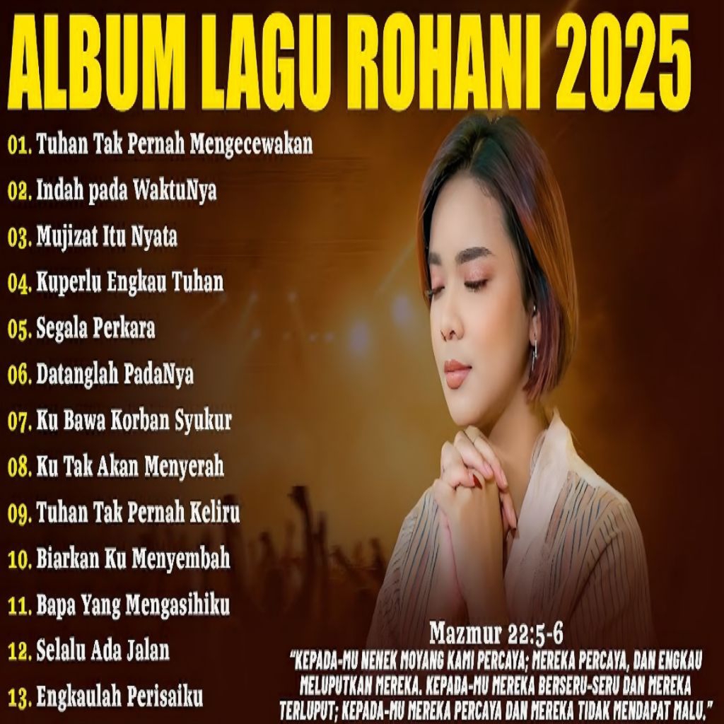 Jual KASET LAGU ROHANI TERBARU 2025 - KASET LAGU ROHANI KRISTEN FULL
