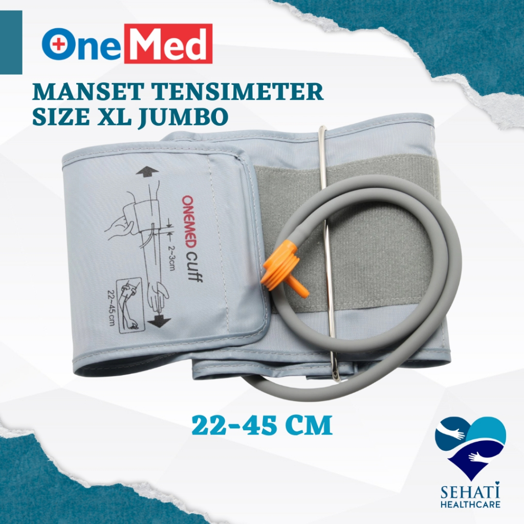 Onemed Manset Tensimeter XL Digital Tensi Meter Jumbo TensiOne 1A Kesehatan