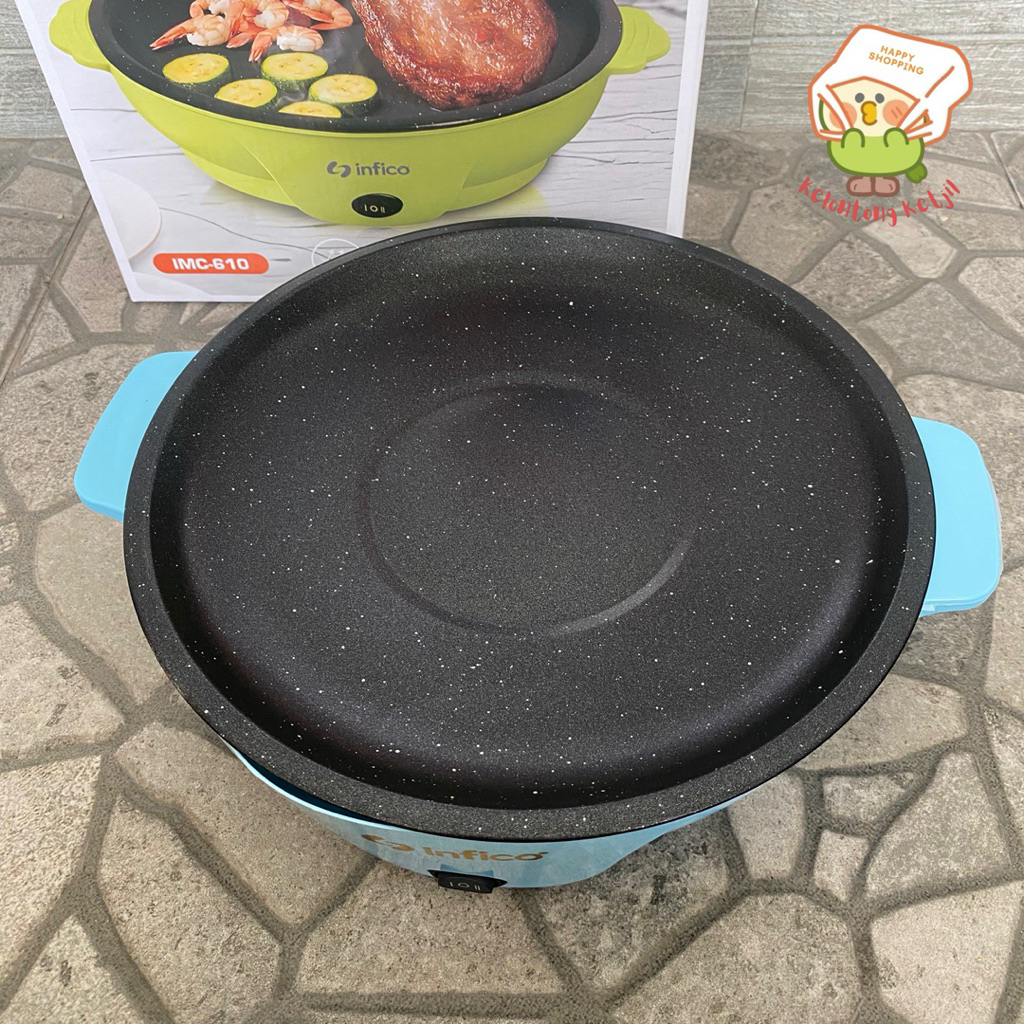 Jual Multi Cooker Frying Pan 26cm INFICO IMC-610 - Wajan Listrik 2in1 ...