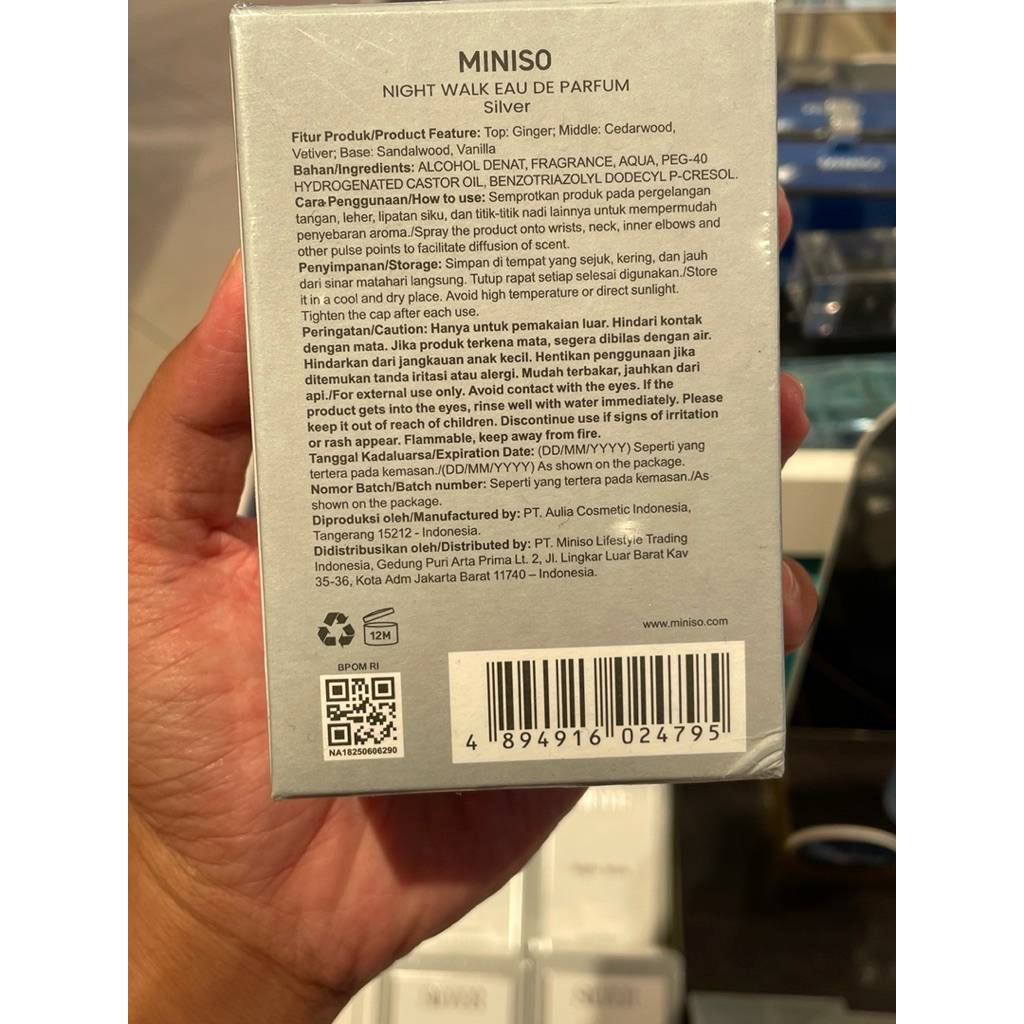 Jual Miniso Perfume Parfum EDP Cowok / Men’s Perfume - Eau de Parfum ...