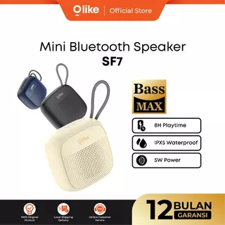 OLIKE Speaker Bluetooth Mini Wireless Outdoor SF7 Sound Bass Max  | 8 Jam Playing Time | Portable HiFi Sound Stereo | Audio Portable Bluetooth V5.1 Compact Design IPX5