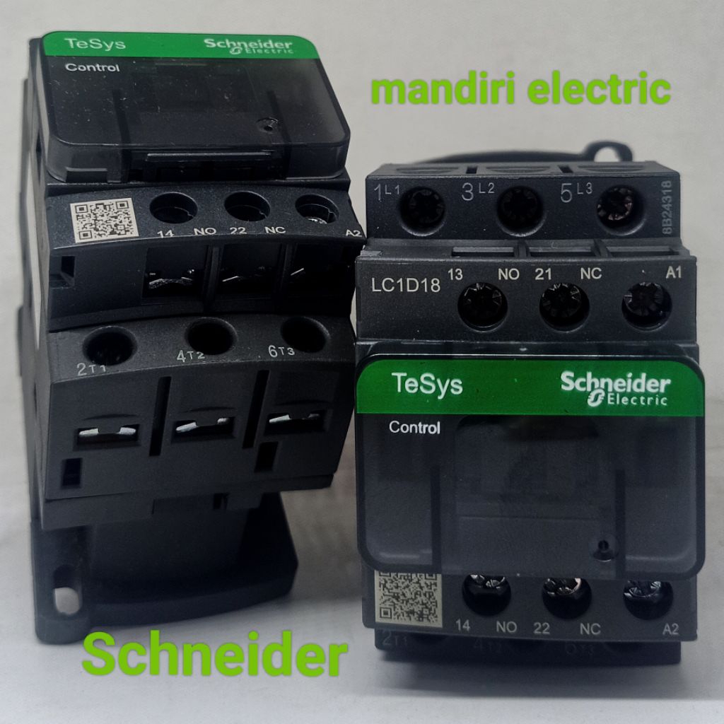 Jual kontaktor/contactor Schneder LC1D18M7/lc1d18 m7 220vac 18A/32a 3p ...
