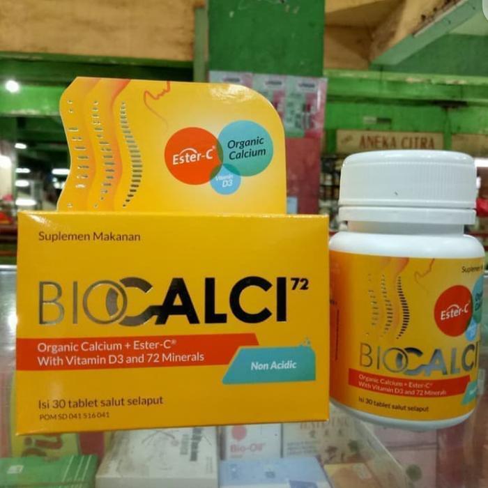 Jual HOLISTICARE BIOCALCI 72 isi 30 Tablet Ester c Vitamin Tulang ...