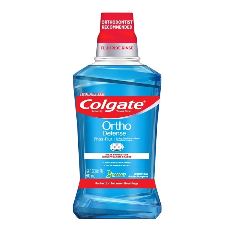 Jual Colgate Braces Ortho Defense Mouthwash 500ml | Shopee Indonesia