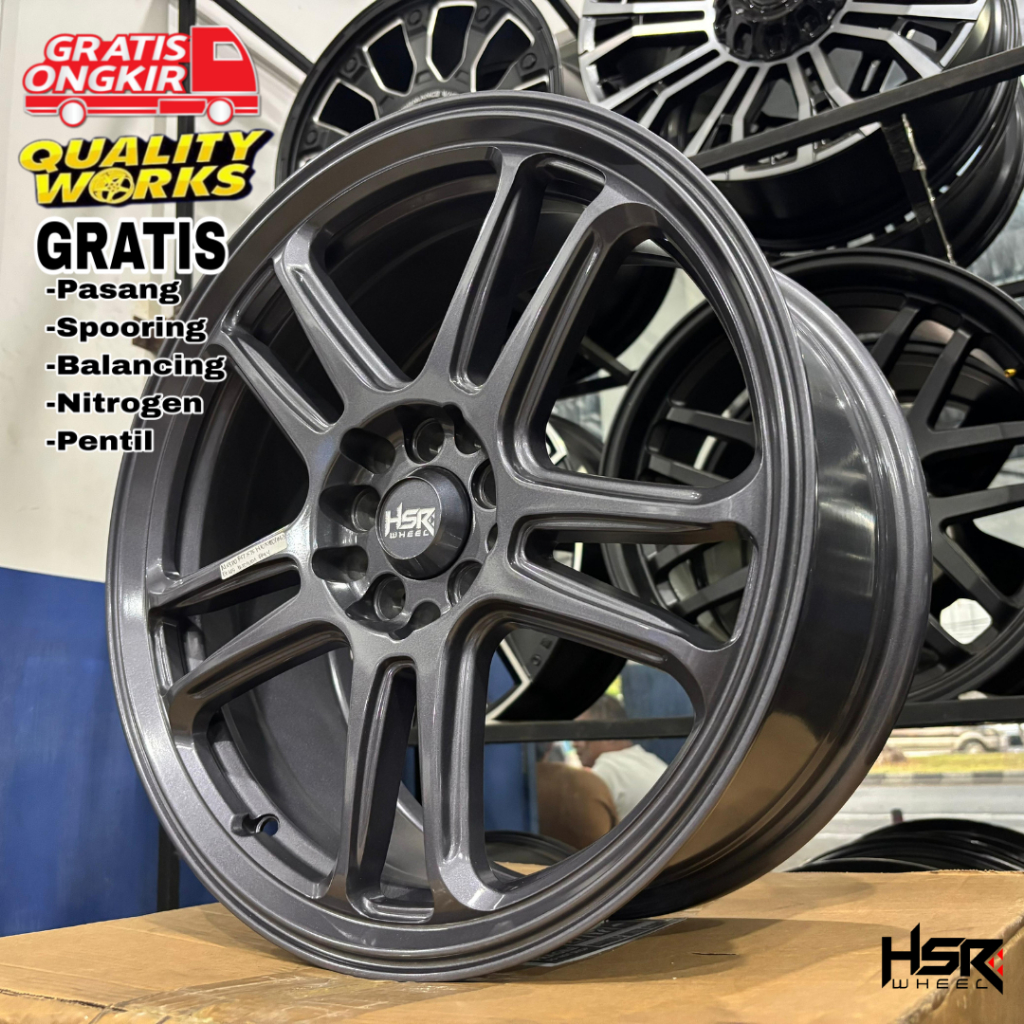 Jual Velg Racing R17 HSR NX SPO Promo Velg Mobil New Avanza, Ertiga XL7 ...