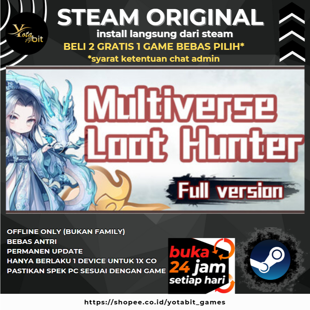 Jual Multiverse Loot Hunter Offline PC Game Original | Shopee Indonesia