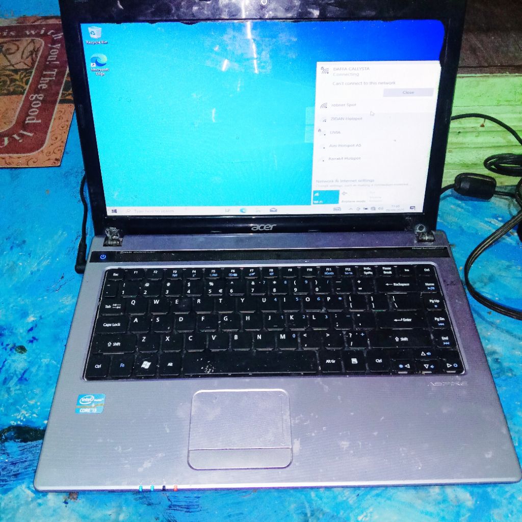 Jual laptop murah merk Acer 4752 spek ram 4gb HDD 500 GB core i3 Intel ...