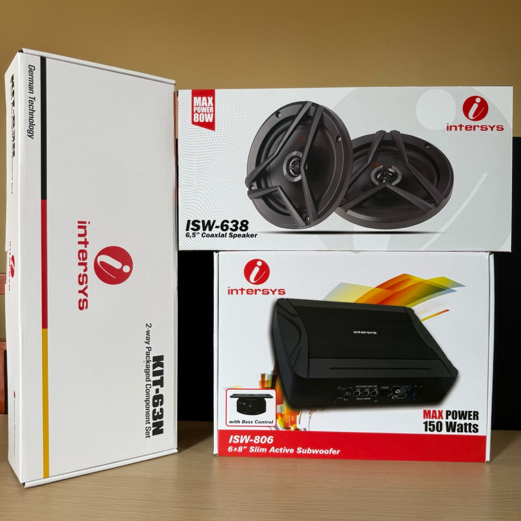 Jual PAKET AUDIO MOBIL INTERSYS SPEAKER SPLIT INTERSYS + SPEAKER ...