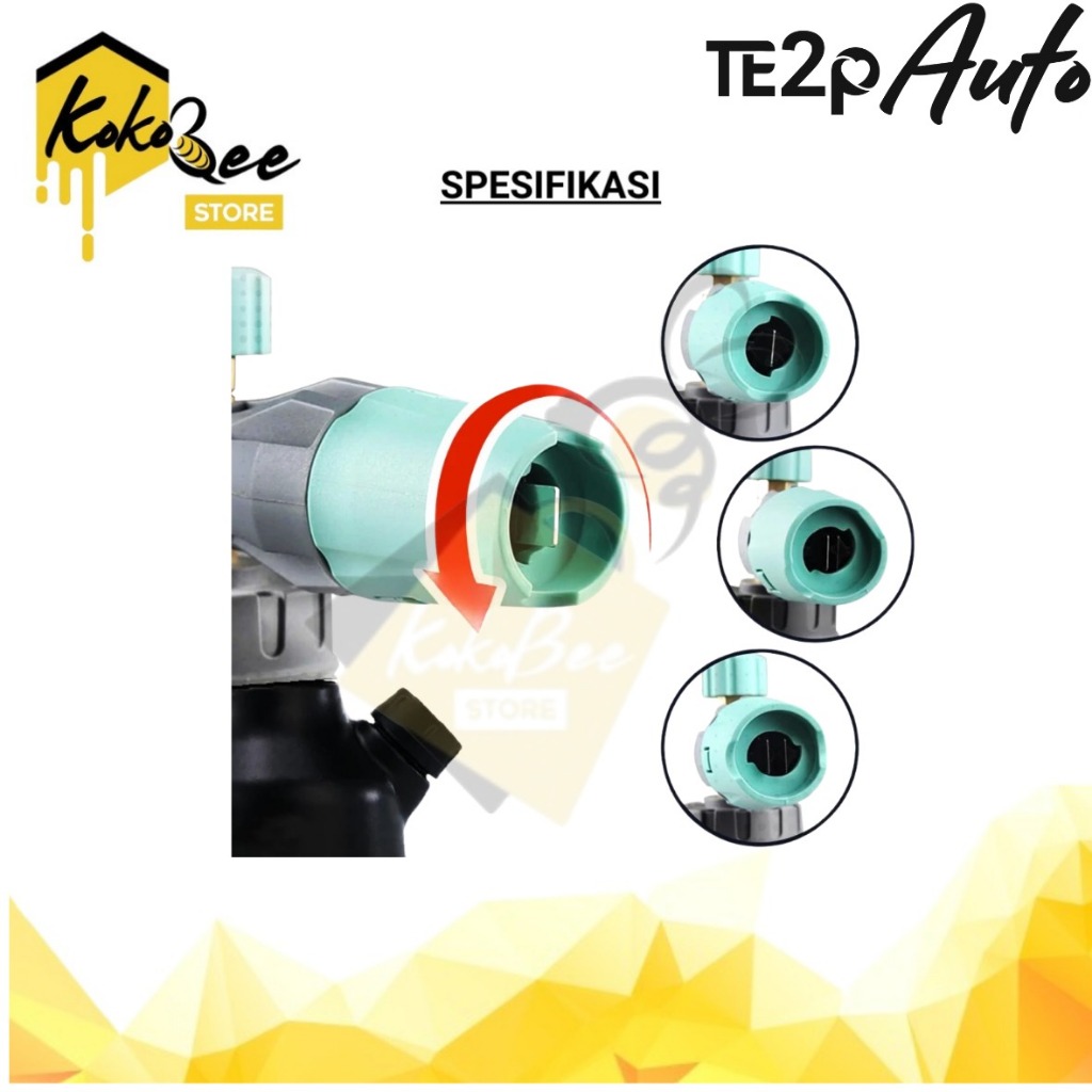 Jual TE2P AUTO Foamlance 8.0 Snow Cannon Foam Quick Release Adaptor 1/4 ...