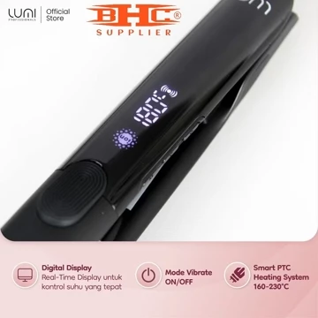 Catokan Rambut Profesional Lumi Vibe – Hair Straightener Ceramic Tourmaline Ion Negatif Digital