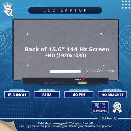 Dalle écran 15.6" LED Pour ASUS TUF A15 566IV-AL - FHD 1920x1080 144Hz 40pin - Neuf