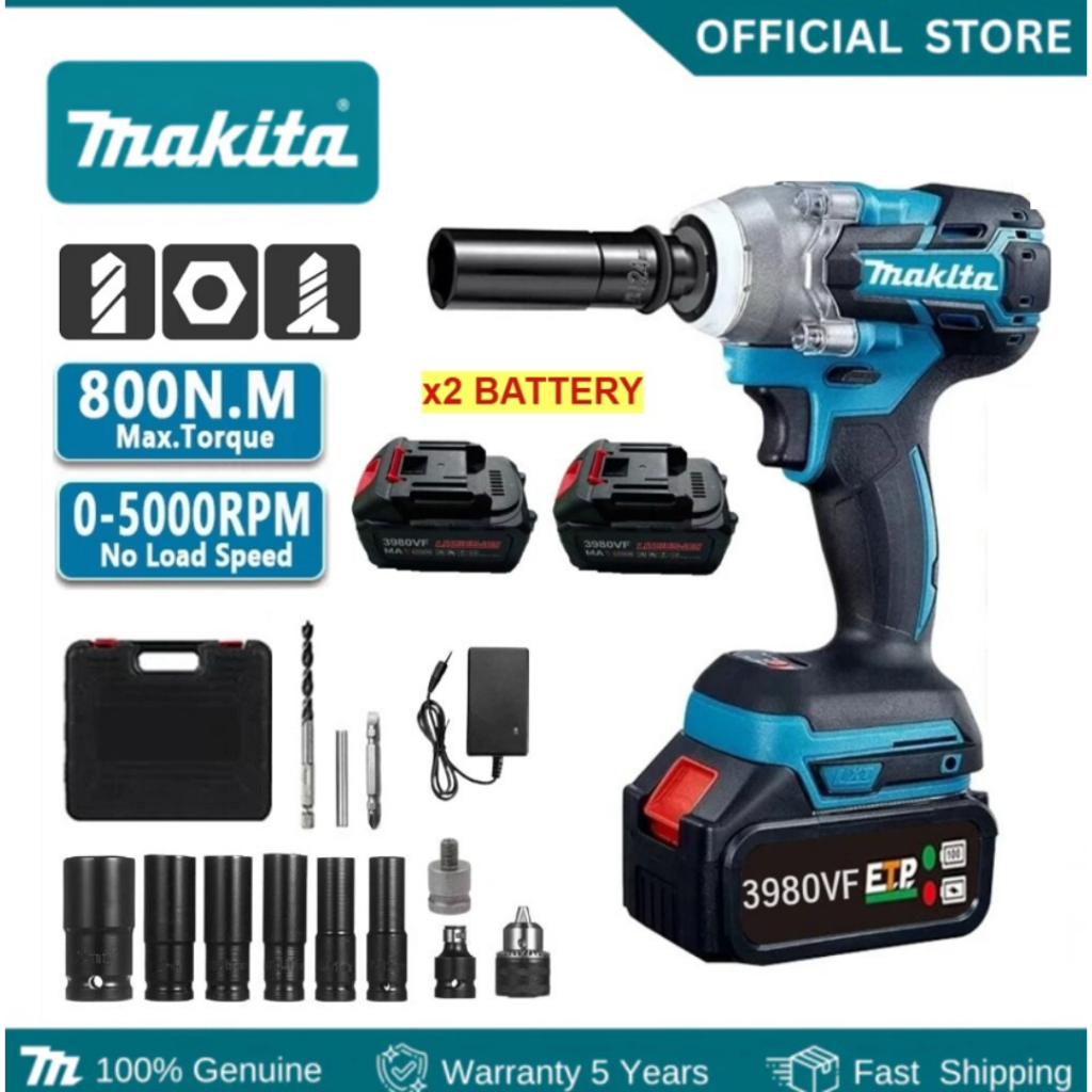 Jual MAKITA Impact Wrench 18v Mesin Bor Baterai Impact