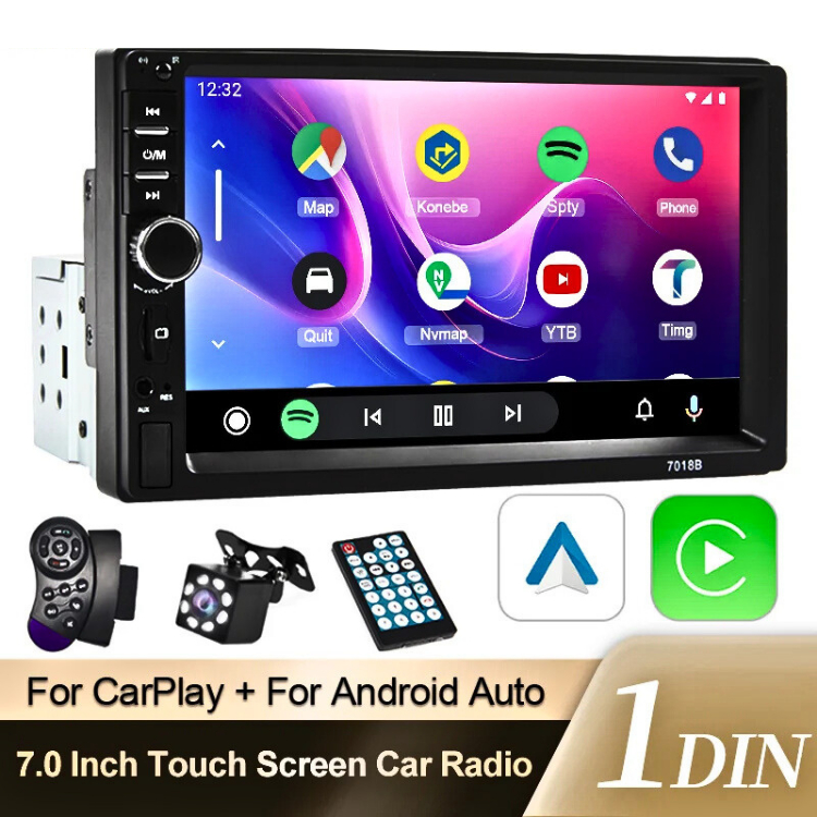 COD Tape Audio Mobil Media Player MP5 Bluetooth Head Unit Double Din 7 inch Touch Screen 7010B