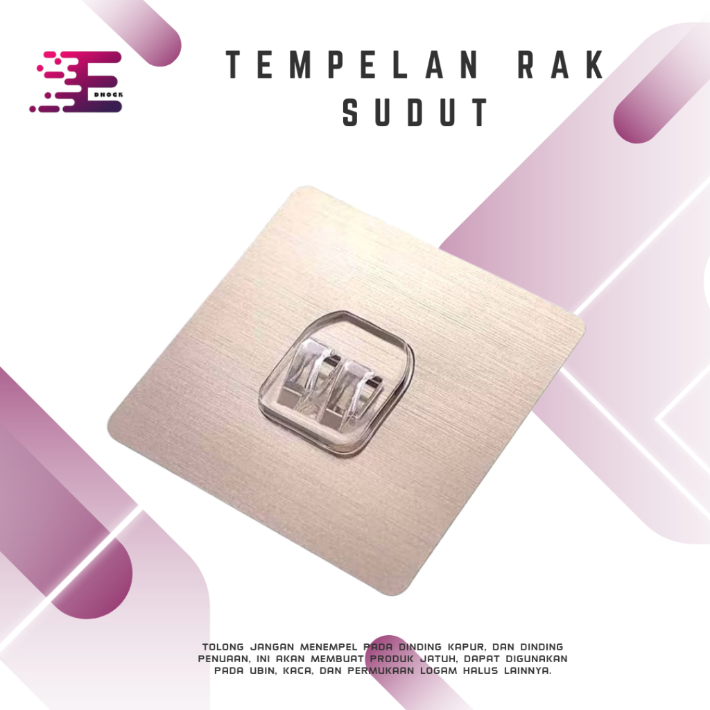 Jual Hook Tempelan Rak Sudut Rak Gantung / Tempel Dinding Keramik Rak ...