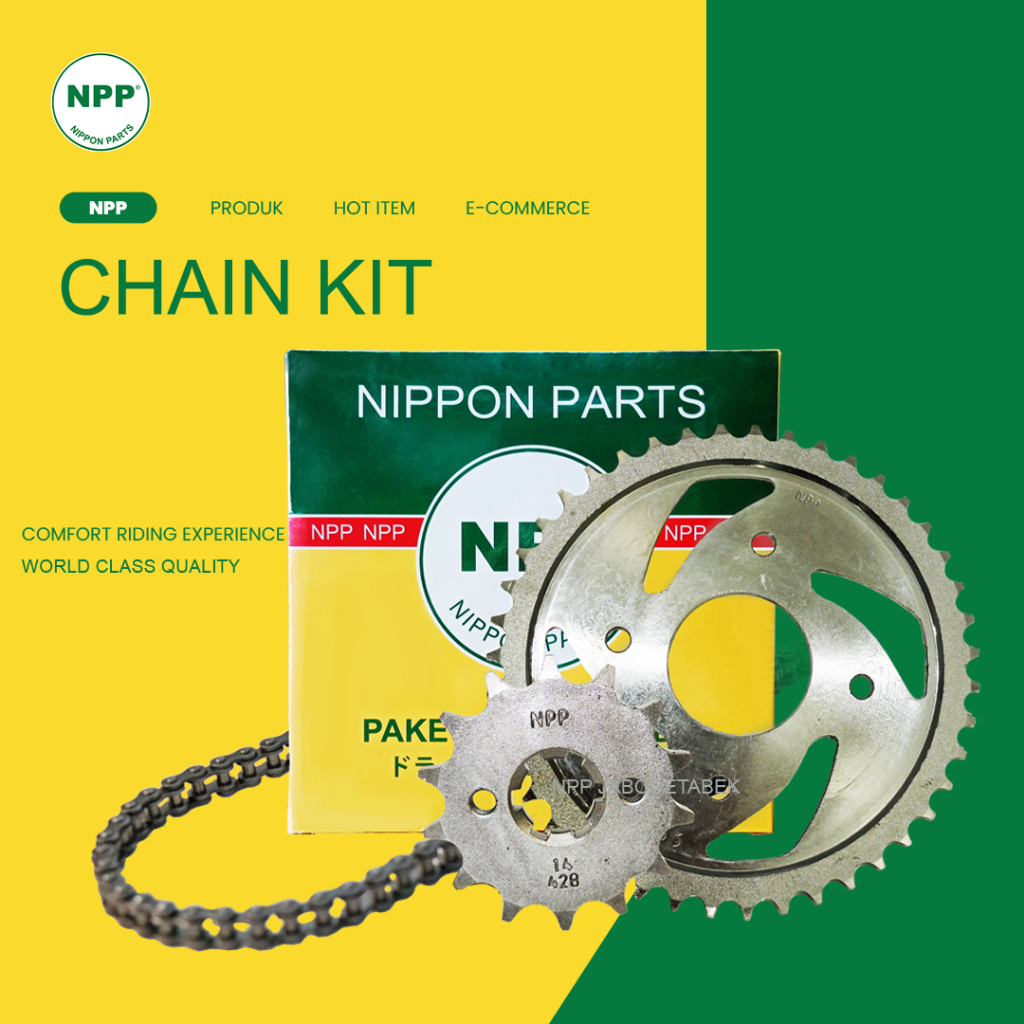 Jual Chain Kit GSX 150 (140-GSX 150-NPP) 100% Original NPP | Shopee ...