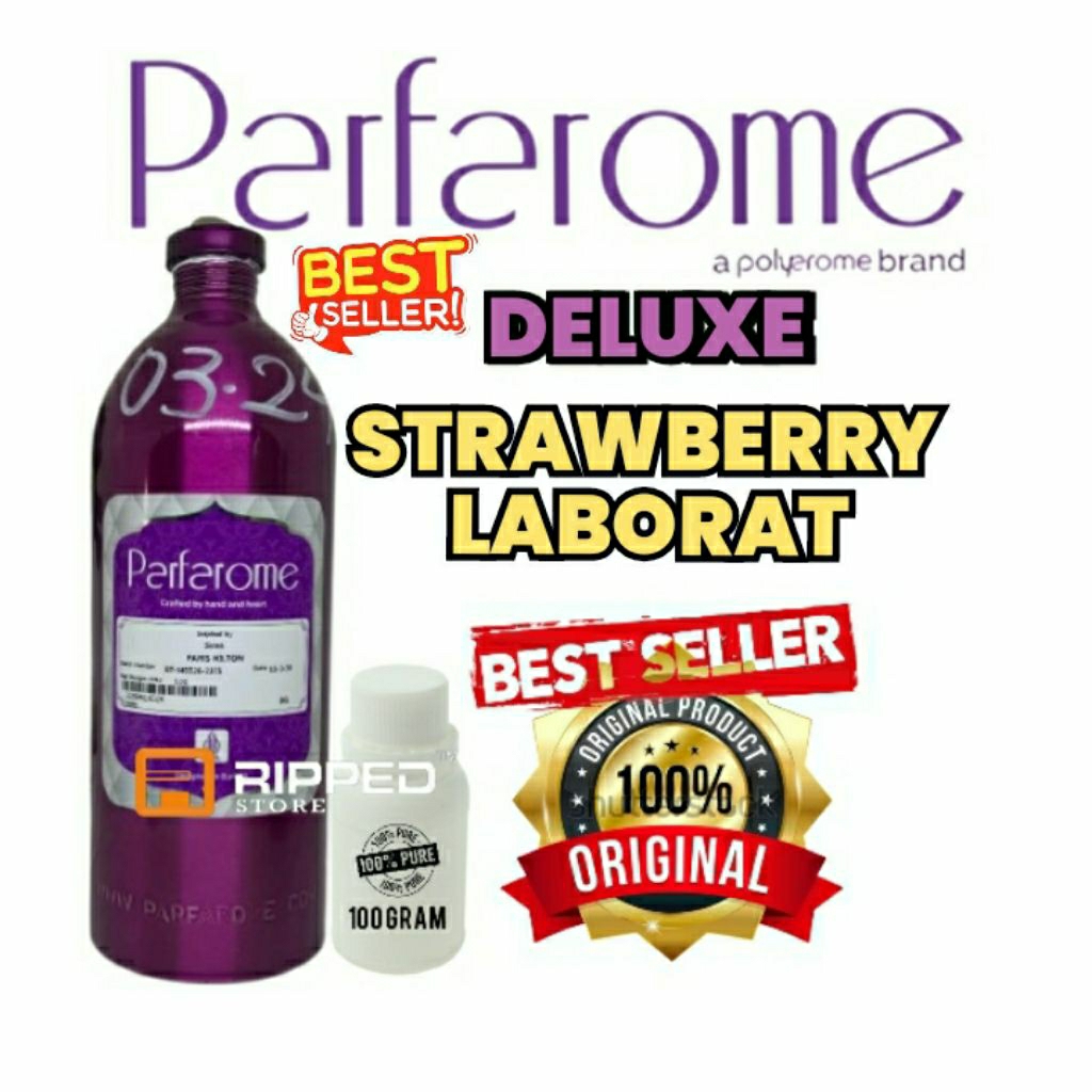Jual (100ML) Bibit Parfum Murni Strawberry Laborat Deluxe | By Original ...