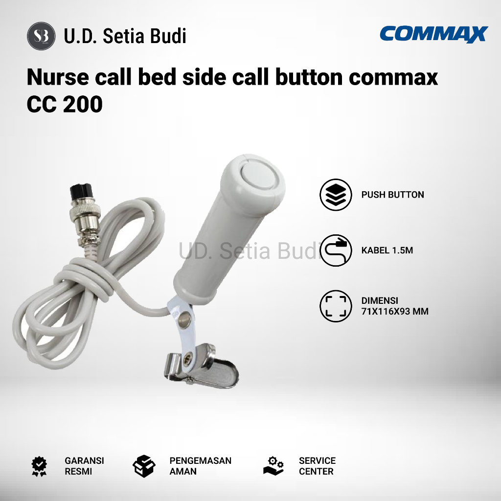 Jual Bed Side Call Button Nurse Call Commax CC-200 | Shopee Indonesia