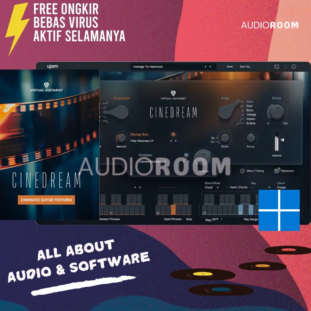 UJAM Virtual Guitarist CINEDREAM v1.0.0 WIN/MAC ( Full Activated )