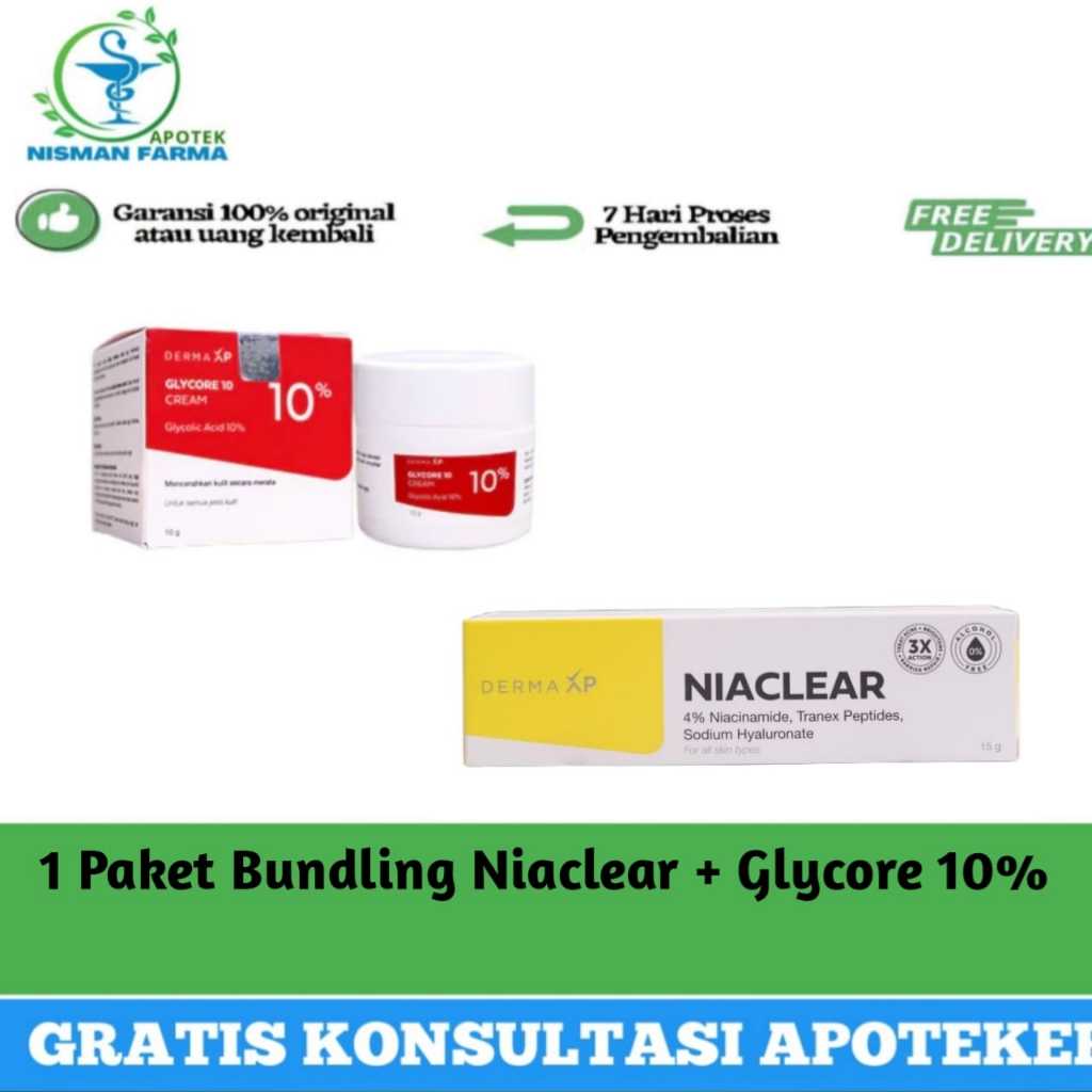 Jual 1 PAKET BUNDLING NIACLEAR 15GR + GLYCORE 10% MENGATASI MASALAH ...