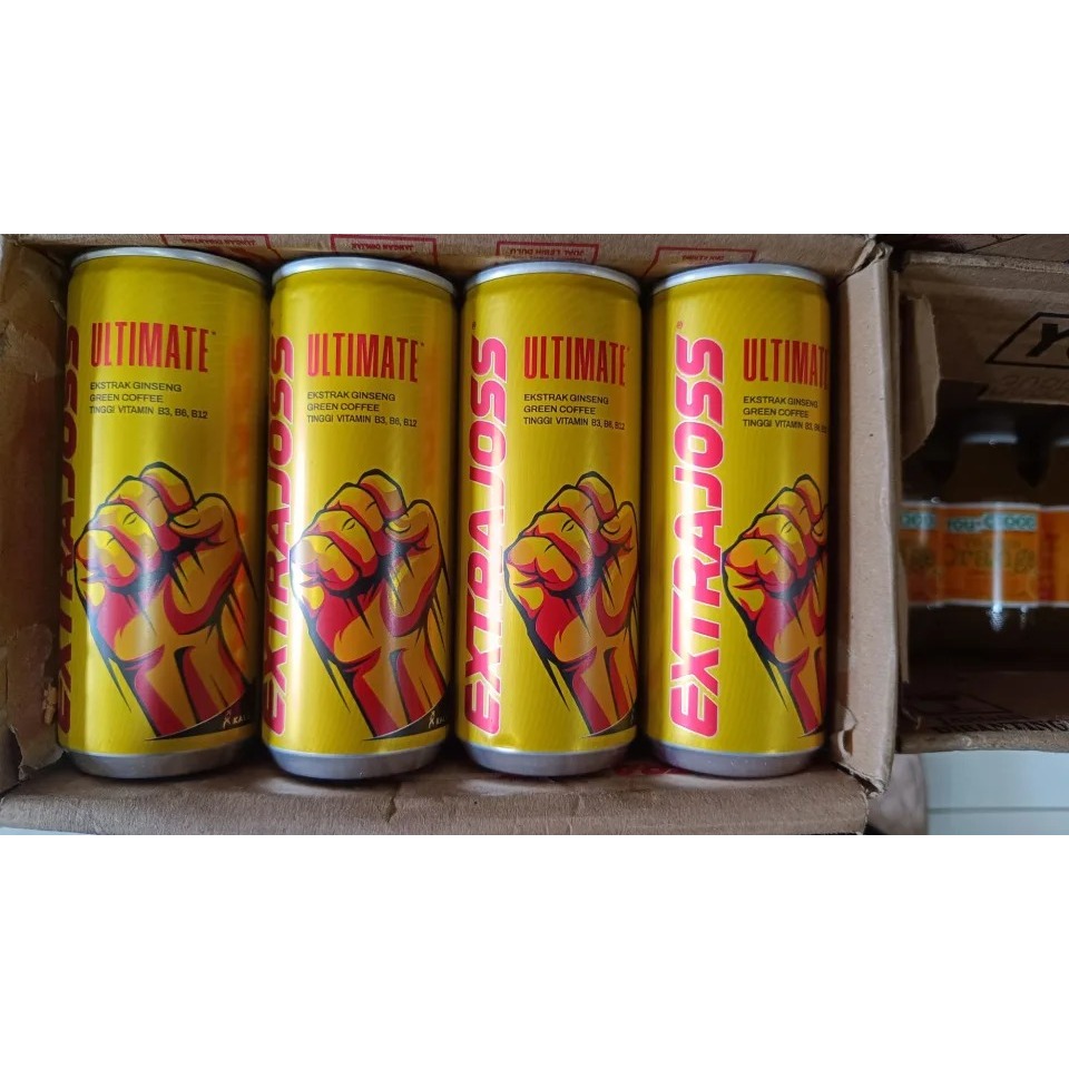 Jual MINUMAN ENERGY DRINK EXTRAJOSS ULTIMATE KALENG 250ML DUS ISI 24 ...
