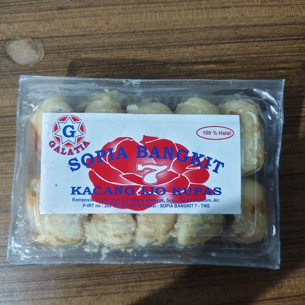 Jual Bakpia Sopia Bangkit / Pia Kacang Hijau (1 Box isi 10 pcs ...