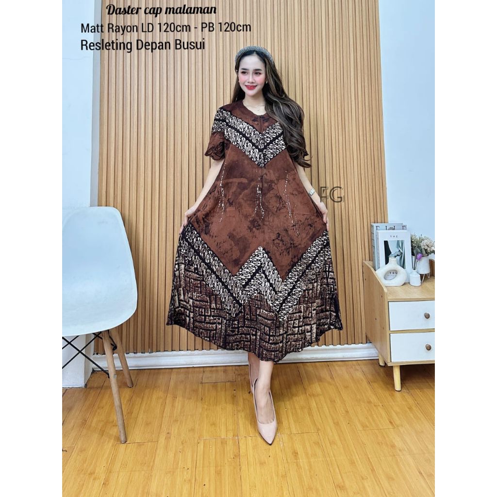 Daster Jumbo Twill Rayon Super Lengan 7