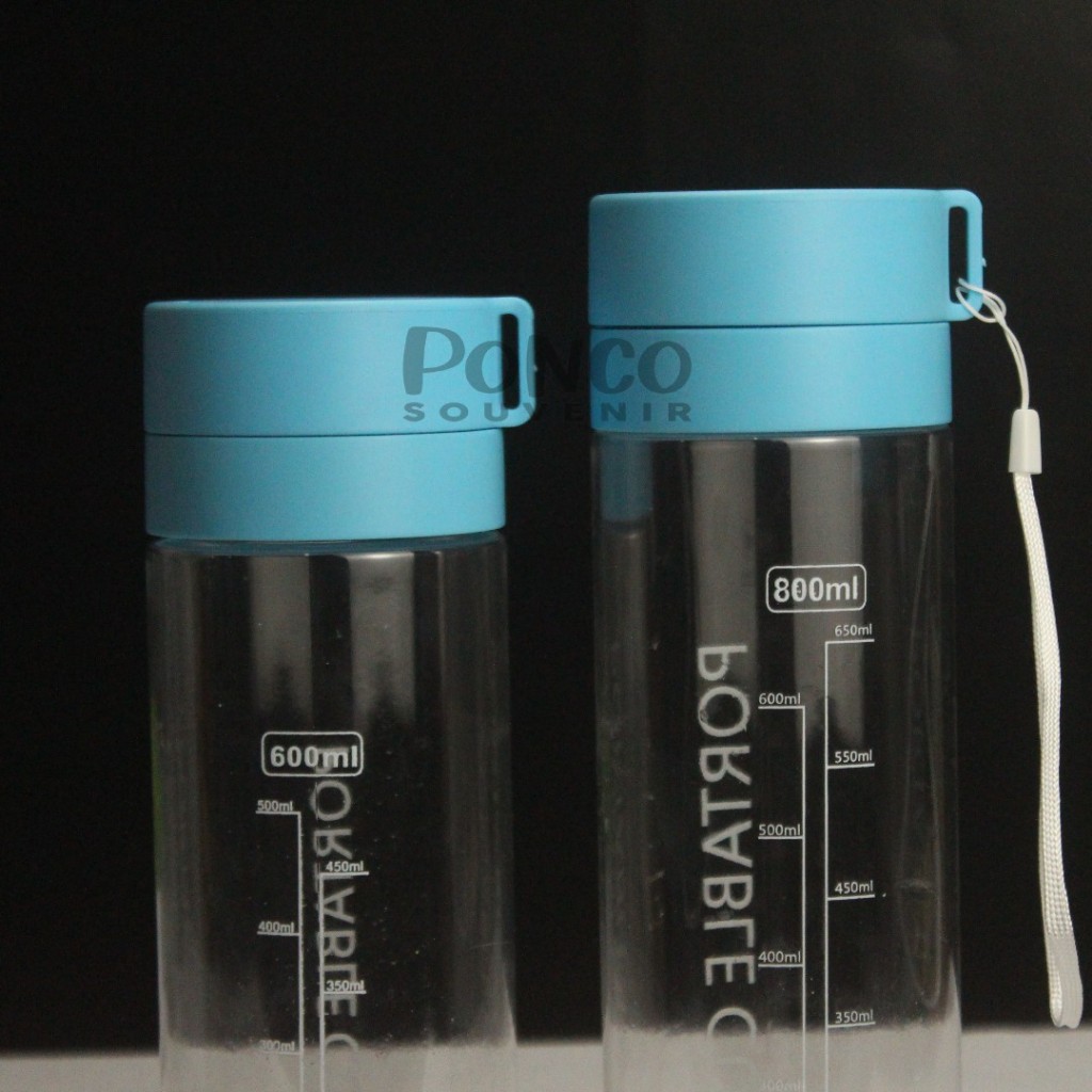 Jual Botol Minum Plastik Portable Cup 600 ML Dan 800 ML | Shopee Indonesia