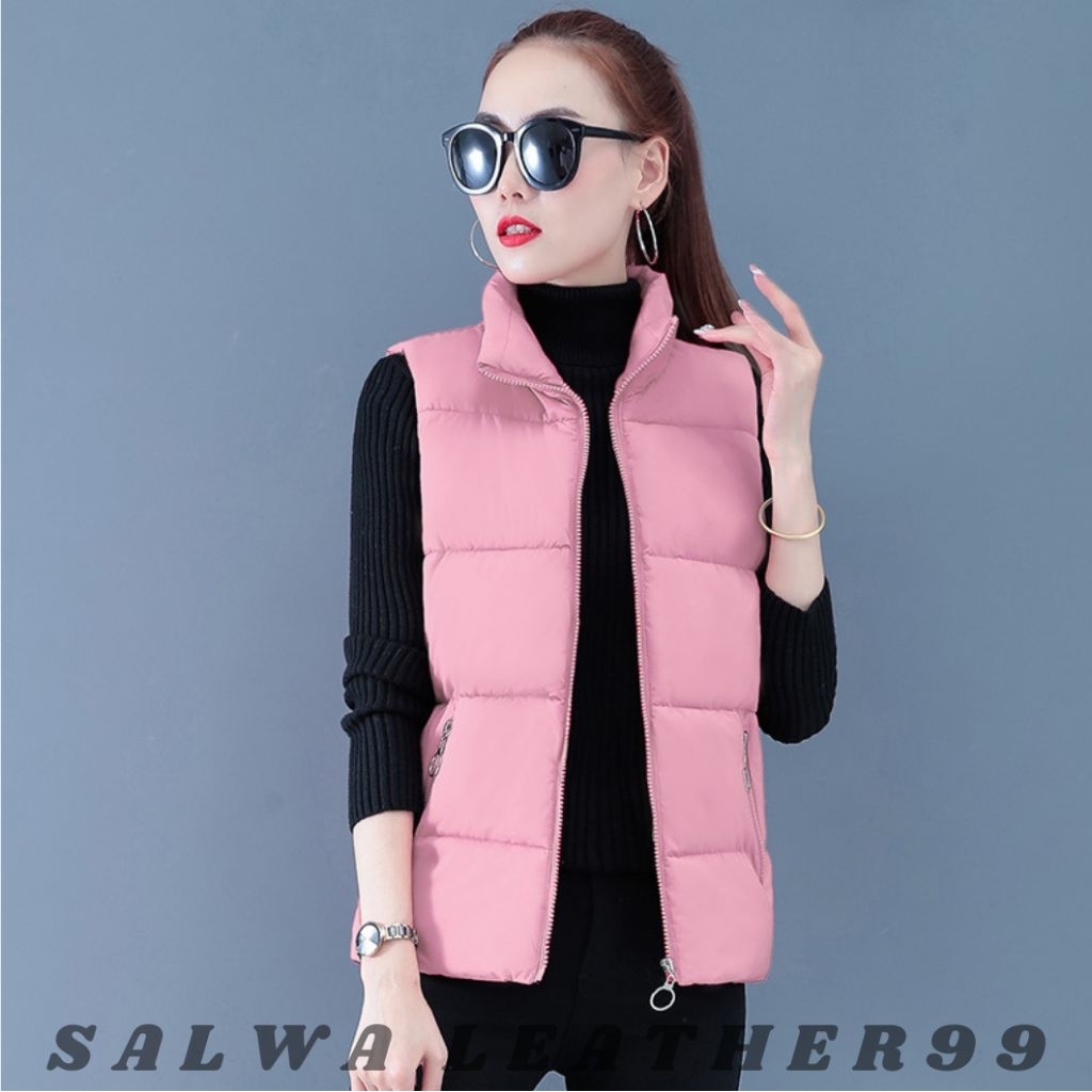 Jual rompi bulu wanita/rompi musim dingin/rompi winter korea style ...