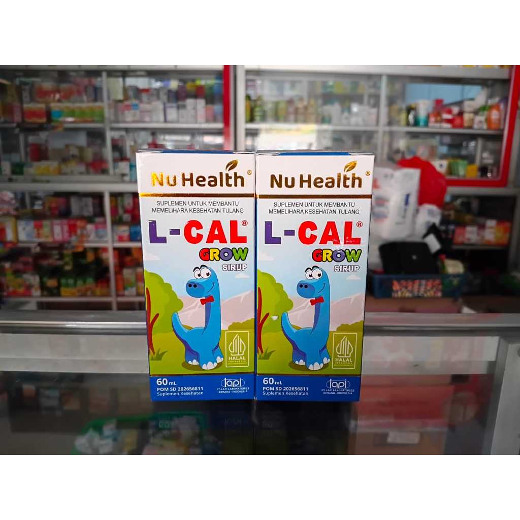 Jual LCAL GROW L-CAL SIRUP PENINGGI BADAN ANAK 60ML | Shopee Indonesia