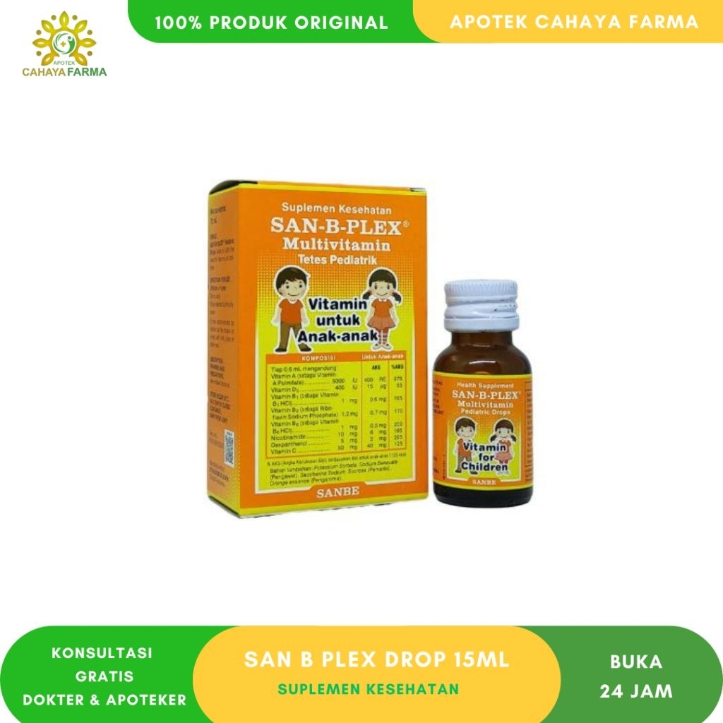 Jual San B Plex Drop 15ml | Shopee Indonesia