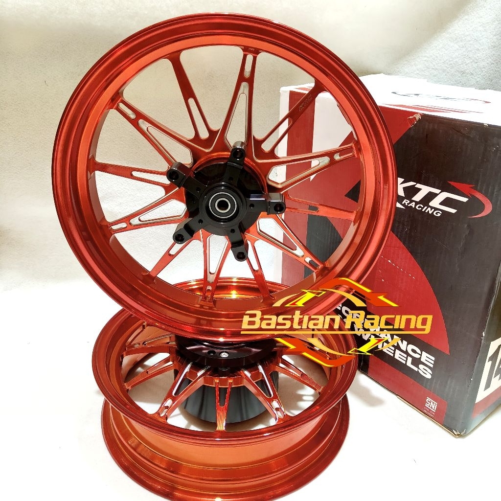 Jual VELG KTC RACING CHRONOS PCX 160 DEPAN RING 14 x275 BELAKANG