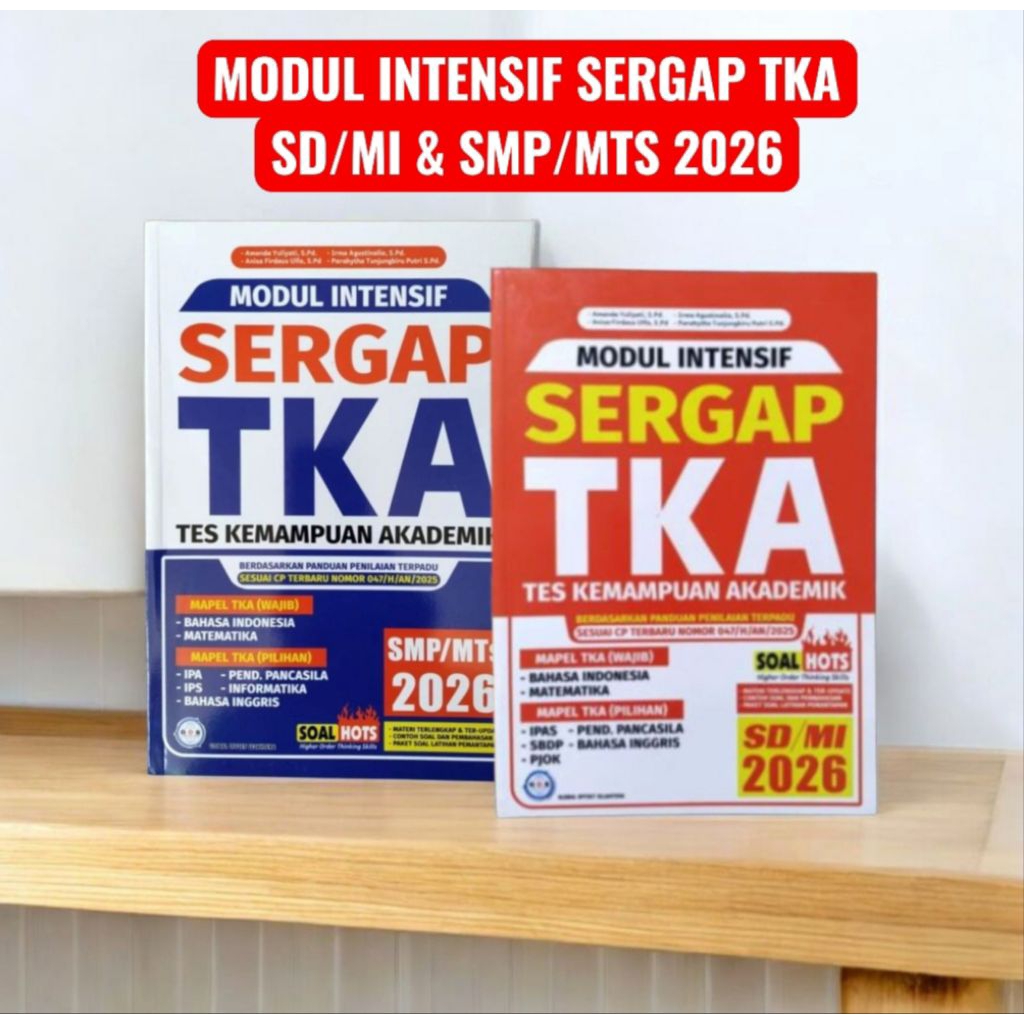 Jual modul intensif sergap tka sd dan smp 2026 | Shopee Indonesia