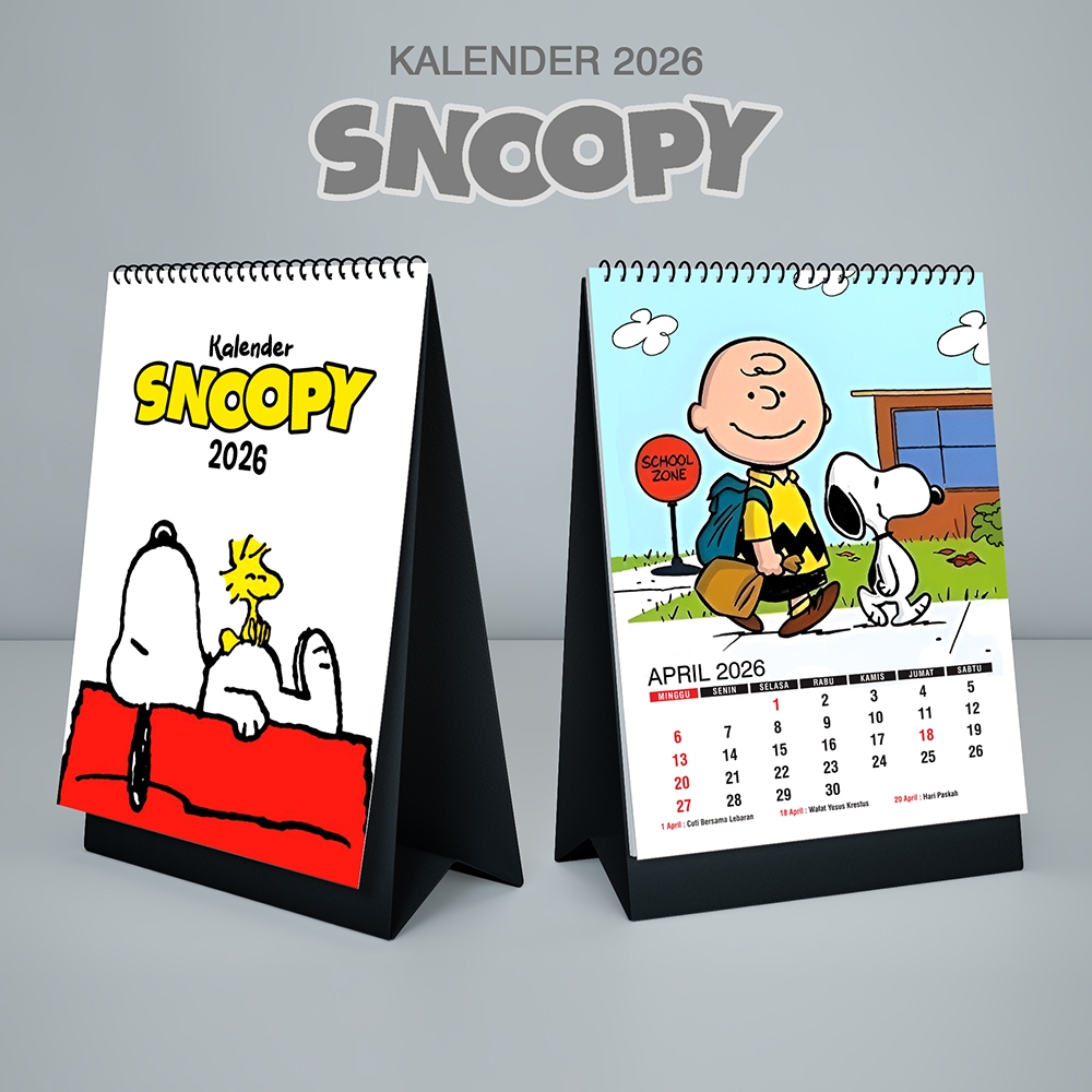 Jual Kalender Meja 2026 Snoopy (preorder) | Shopee Indonesia