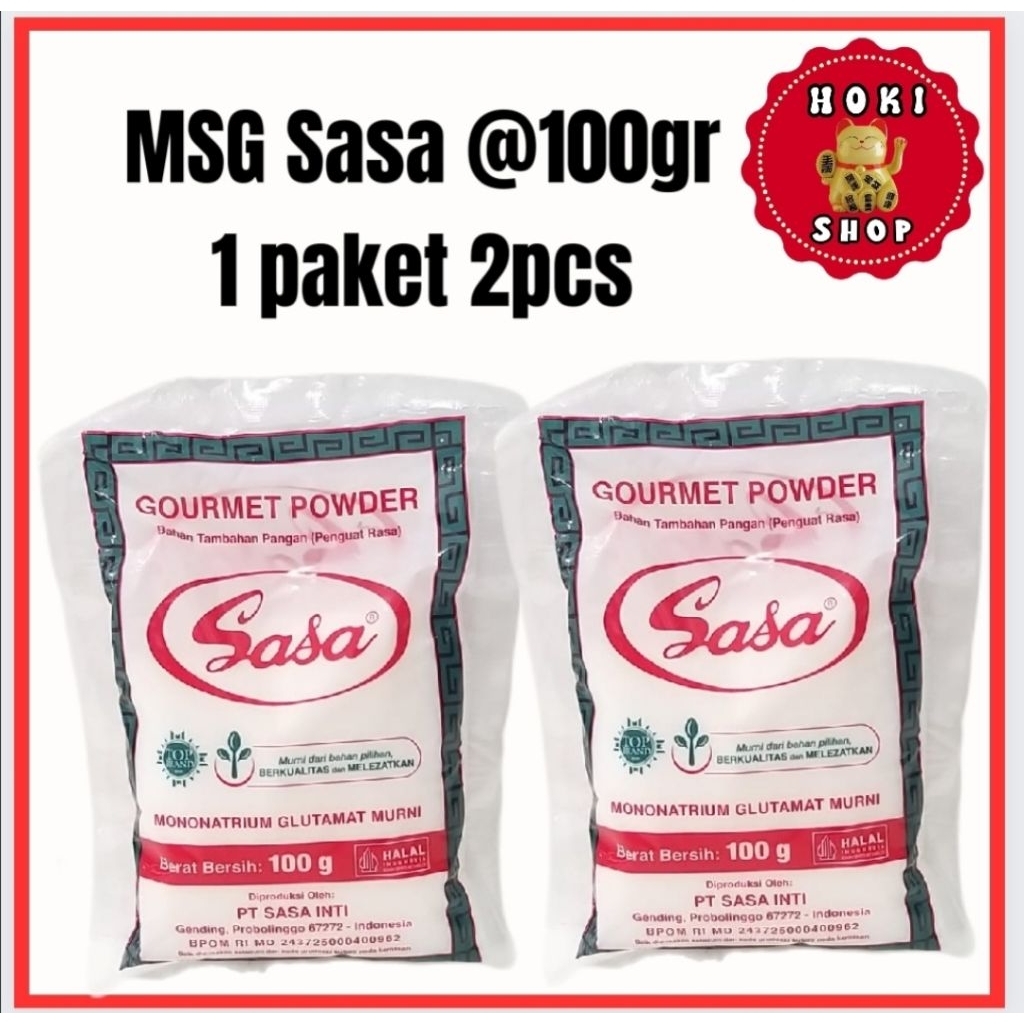 Jual MSG Sasa 1paket 2pcs @100gr / MSG Sasa 100g / Penguat Rasa / Sasa ...