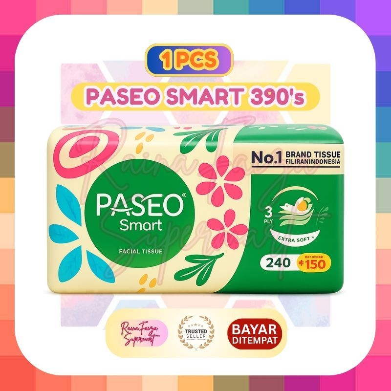 Jual Tisu Paseo Smart 390s [] Harga 1 PCS [] Tisu Wajah Lembut Murah ...