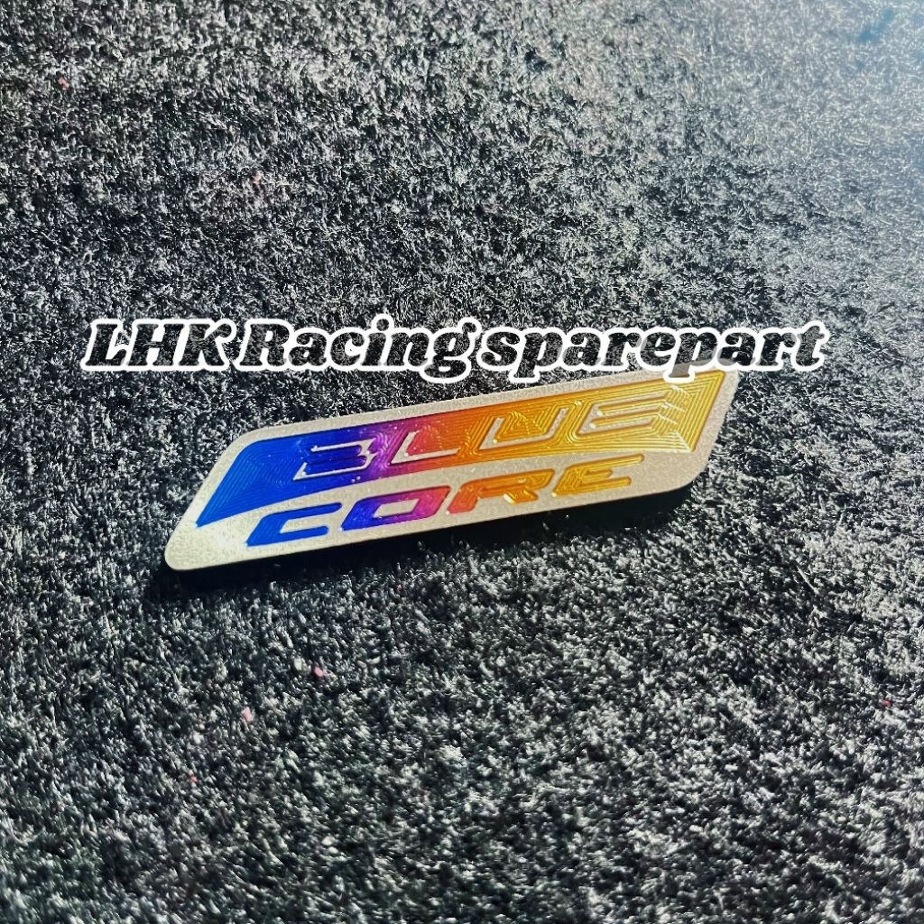 Jual emblem eblem stiker logo titanium bluecore blue core yamaha ...