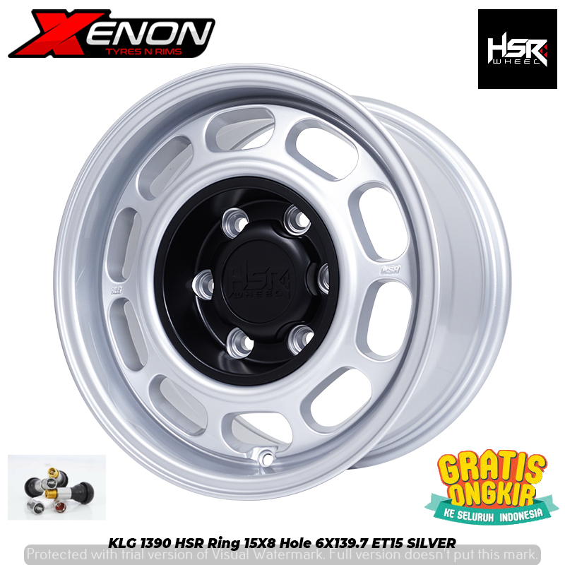 Jual Velg Racing R15 HSR Model Kaleng Silver Pcd 6x139,7 Ring 15 Buat ...