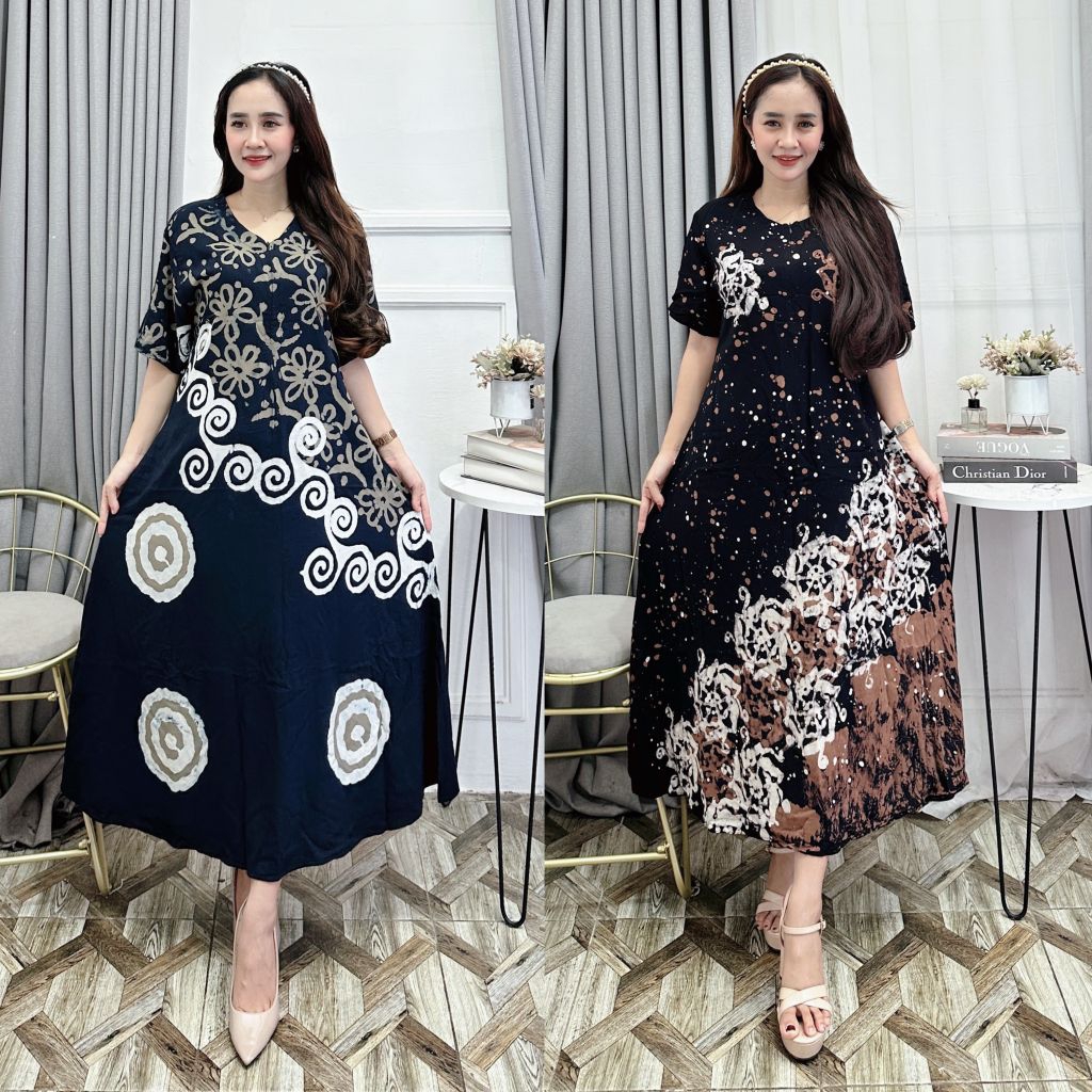 Daster Twill Rayon Super Busui Lengan