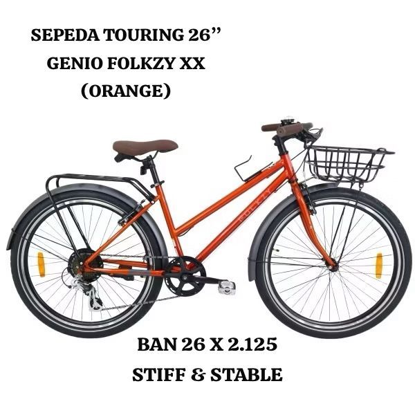 Jual (BTM) Sepeda Touring Commuter 26 GENIO FOLKZY XX | Shopee Indonesia
