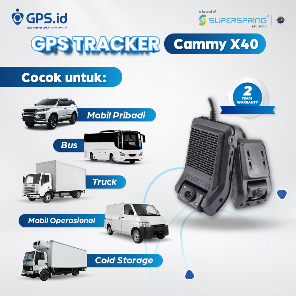 Jual GPS.id Cammy X40 Live Camera Tracker 4G AI / SUPER SPRING GPS ...