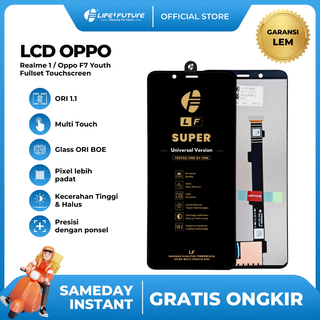 LCD Oppo F7 Youth Fullset Touchscreen LCD Realme 1 / Oppo F7 Youth Fullset Touchscreen